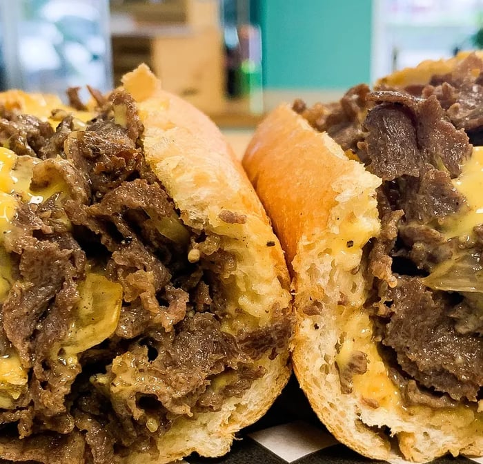 Steak n' Cheese sub from Four Star Grocery & Deli